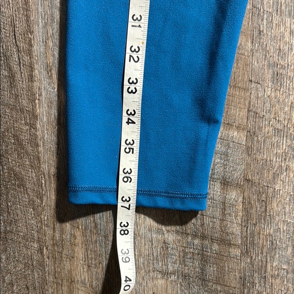 Stylish Blue Women's Yoga Pants - Picture 5 of 8